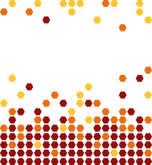 Abstract background pattern with circles. Red and orange dot on white background. Vector illustration abstract banner for website, print, flyers and brochures in a modern style