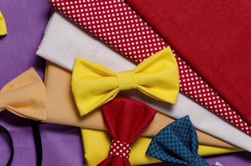 colorful bowties