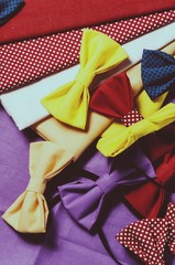 colorful bowties