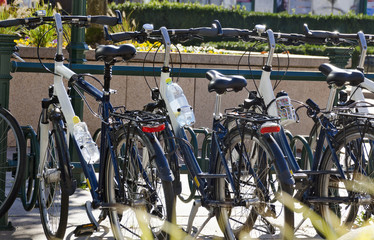 bikes with water bottles