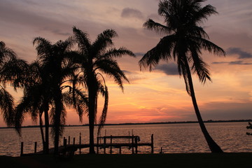 Obraz na płótnie Canvas Florida Sundown
