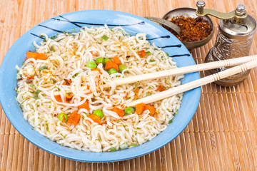 Fast food. Chinese instant noodles