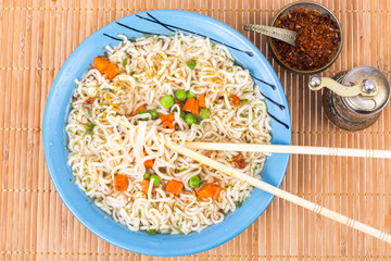 Fast food. Chinese instant noodles