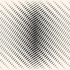 Vector halftone mesh seamless pattern with rhombuses, dash lines, grid, lattice