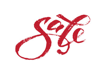 brush-type lettering 