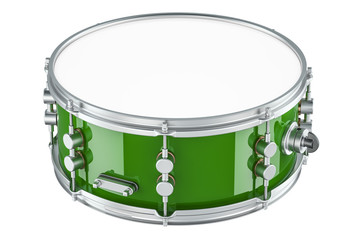 Green drum, 3D rendering
