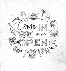 Monogram we are open