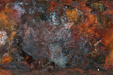 Front view  of  rusty texture or background. Copy space. Place for text. graphic resource