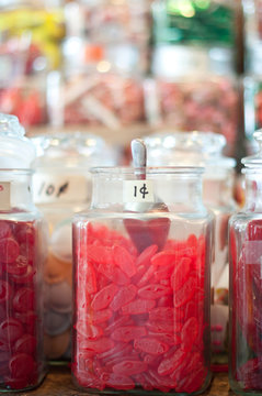 Jars of candy