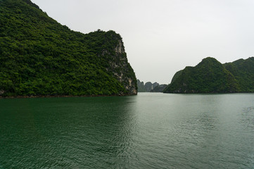 Spectacular mountain islands of HaLong Bay