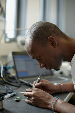 Engineer at work