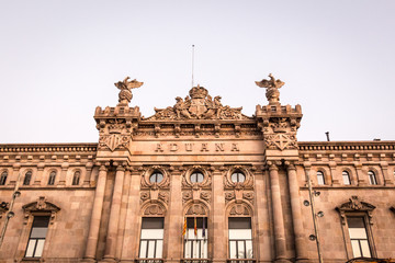 Obraz premium Customs Building Aduana in Barcelona