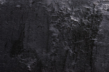 Obraz premium texture black shabby paint on the whole frame