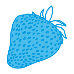 Strawberry sweet fruit icon vector illustration graphc design