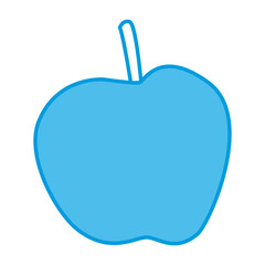 Apple delicious fruit icon vector illustration graphc design
