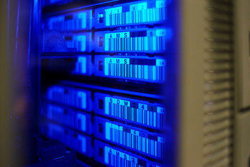 big data center highspeed server storage tape library