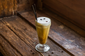 Delicious and beautiful cocktail at the bar