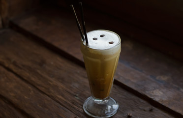 Delicious and beautiful cocktail at the bar