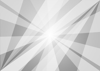 Gray and white abstract geometric background
