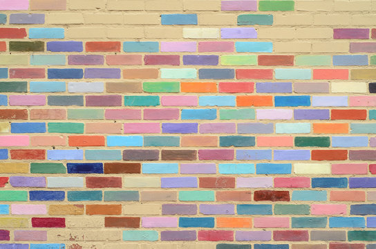 Painted Brick Wall