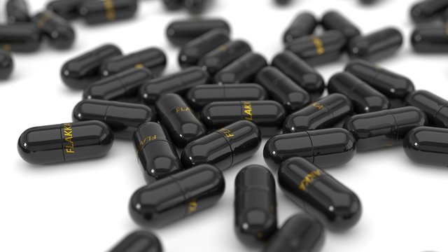 3d conceptual desing of very danger and deadly flakka pills.