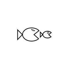business atmosphere fish eating fist