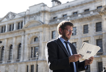 Businessman Caucasian Male Professional Concept