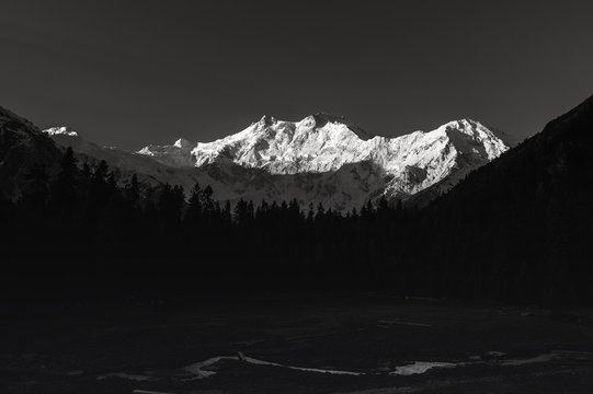 Nanga Parbat Mountain from Fairy Meadows