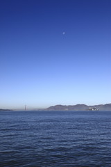 トレジャー島から望むサンフランシスコ港と街並み