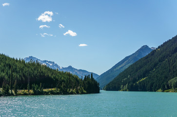 Joffre Lake in British Columbia, Canada at day time.