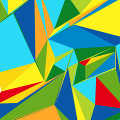 Abstract background with colorful triangles for magazines, booklets or mobile lock screen