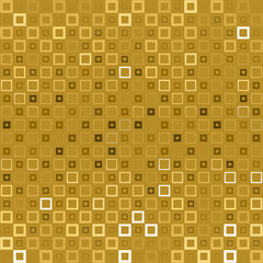 Abstract background with colorful squares and wavy thickness gradient