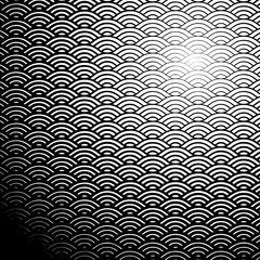 Background with abstract line waves pattern and thickness gradient