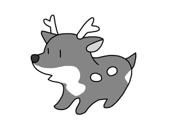 トナカイ・または・シカ