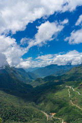 Spectacular mountain valley