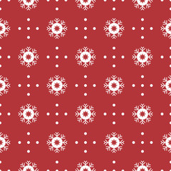 Pattern seamless snowflake