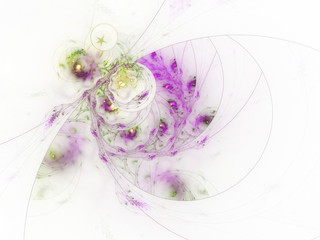 Light fractal texture, digital artwork for creative graphic design