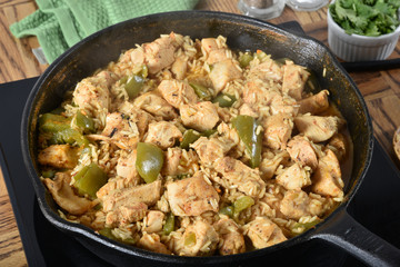 Cajun Chicken with rice
