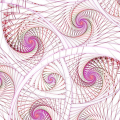 Abstract fractal swirly pattern, digital artwork for creative graphic design