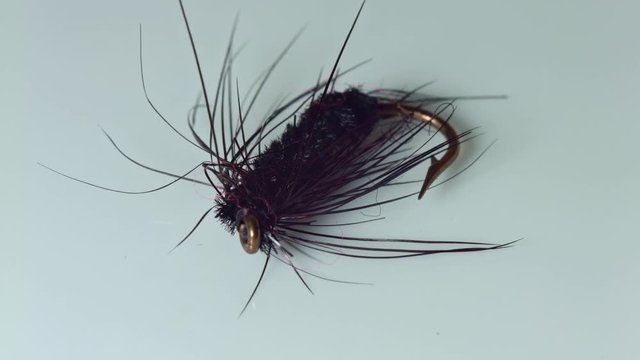 Fishing fly wet nymph wooly worm wooly bugger fly fishing craftsmanship hook 2 flies