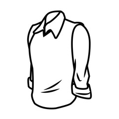 Sweater and shirt icon vector illustration graphic design