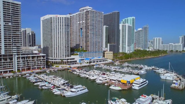 Aerial video Sea Isle Marina  Yachting Center