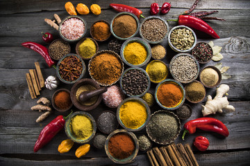 Obraz na płótnie Canvas Colorful spices 