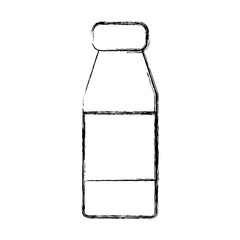Empty bottle isolated icon vector illustration graphic design