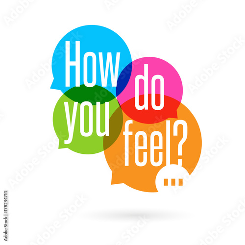 "How do you feel ?" Stock image and royaltyfree vector files on