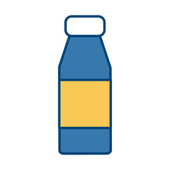 Empty bottle isolated icon vector illustration graphic design