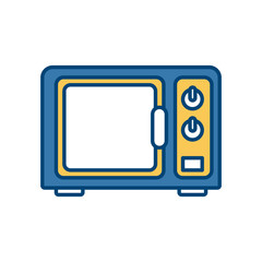 Old tv technology icon vector illustration graphic design