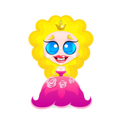 Obraz premium Illustration of beautiful princess