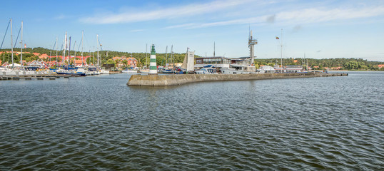 Ships in Nida port