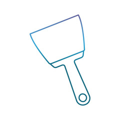 spatula icon over white background vector illustration